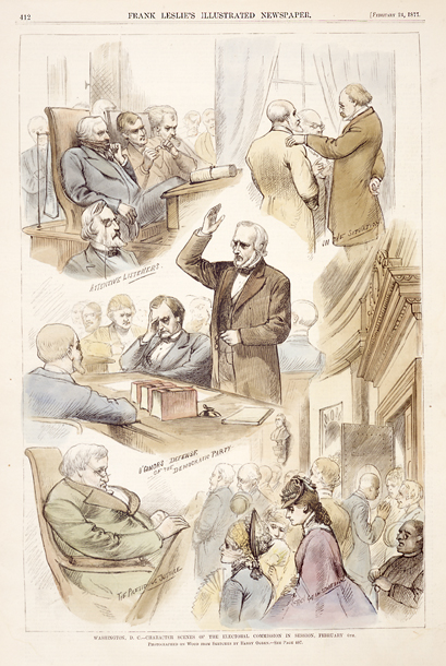 Washington, D.C.&mdash;Character Scenes of the Electoral Commission in Session, February 6th (Acc. No. 38.00876.002)