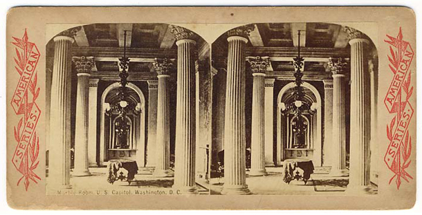 Marble Room. U.S. Capitol. Washington, D.C. (Acc. No. 38.01025.001)