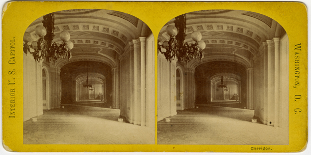 Corridor. Interior U.S. Capitol. Washington, D. C. (Acc. No. 38.01067.001)