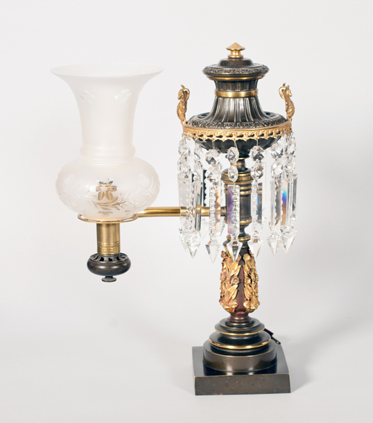 Lamp, Single-Arm Argand (Acc. No. 52.00012.001)