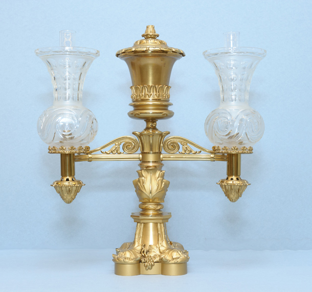 Lamp, Double-Arm Argand  (Acc. No. 52.00017.001)