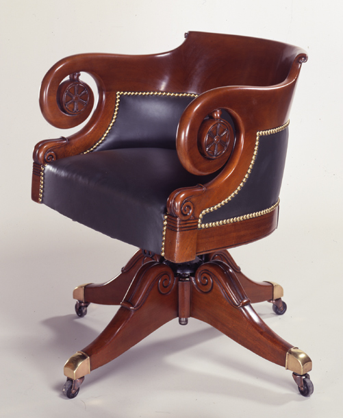Chair, Round Arm Swivel (Acc. No. 65.00120.000)
