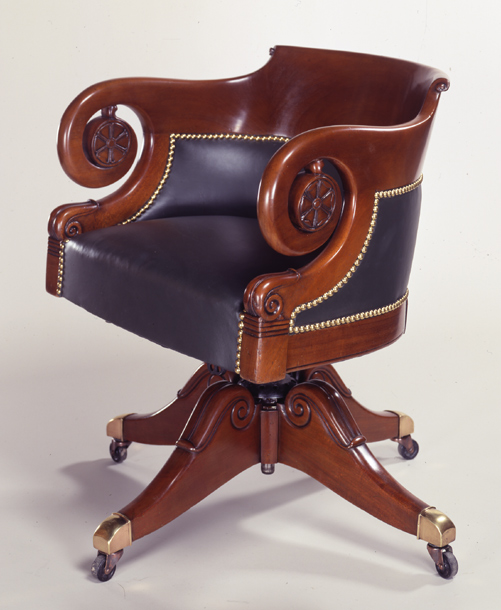 Chair, Round Arm Swivel (Acc. No. 65.00120.000)