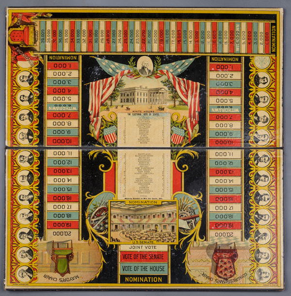 The Game of Politics or, The Race for the Presidency. (Acc. No. 93.00013.001)