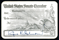 Gallery Pass: 76th Congress