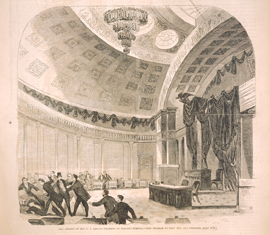 The Assault in the U.S. Senate Chamber on Senator Sumner.
