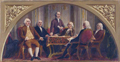 Sketch, Signing of the First Treaty of Peace with Great Britain