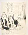 Will Geer and Charles Laughton Play Poker at Tregaron