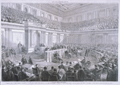 he High Court of Impeachment, in Session in the U.S. Senate Chamber, at Washington, D.C., for the Trial of Andrew Johnson, President of the United States—Benjamin R. Curtis, Esq., of Counsel for the President, Reading the Answer to the Articles of Impeachment, on Monday, March 23d, 1868.