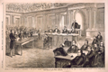 Opening of the High Court of Impeachment, in the Senate Chamber, Washington, D.C.,  on Friday, the 13th March, 1868, for the Trial of Andrew Johnson, President of the United States.