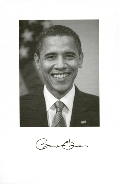 Barack Obama, 2009 Inaugural Ceremonies (Acc. No. 11.00102.001b)