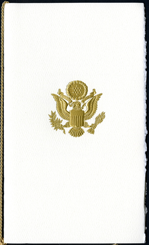 Program, 2013 Inaugural Luncheon (Acc. No. 11.00112.042)