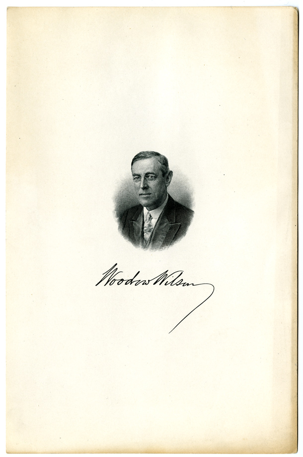 1913 Woodrow Wilson Inaugural Souvenir Program 