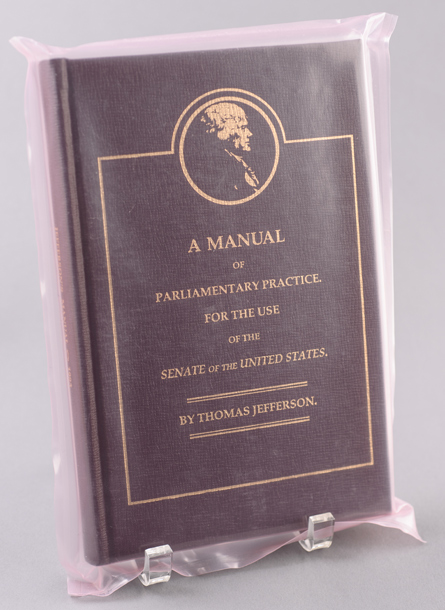 Image: A Manual of Parliamentary Practice.  For the Use of the Senate of the United States.(Cat. no. 14.00117.000)