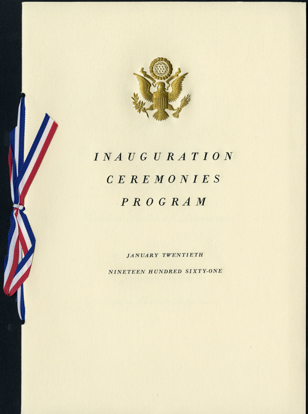 Program, 1961 Inauguration Ceremonies (Acc. No. 16.00149.000c)