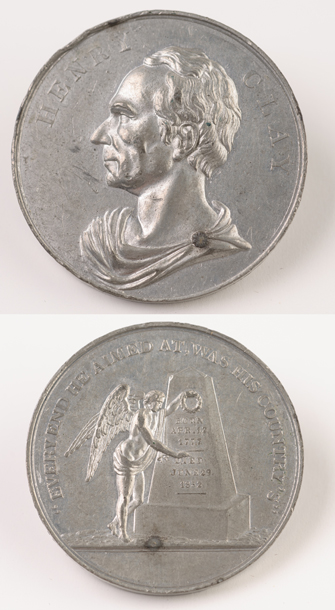 Image: Henry Clay Memorial Medal(Cat. no. 25.00004.000)