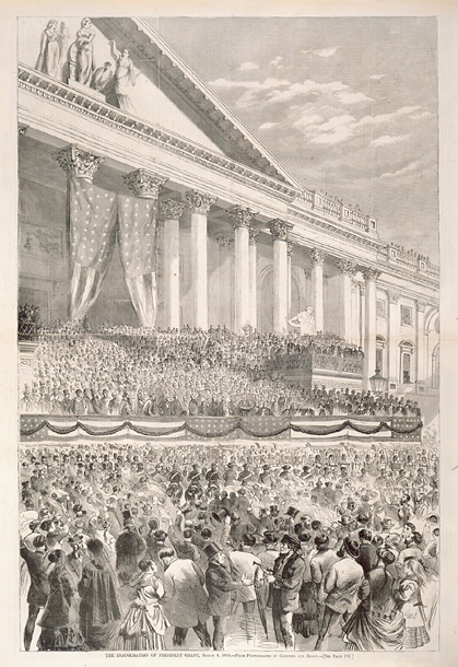 The Inauguration of President Grant, March 4, 1869. (Acc. No. 38.00010.002)