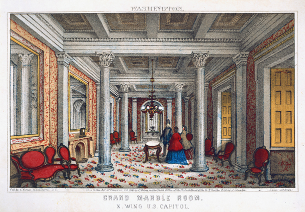 Grand Marble Room. / n. wing u. s. capitol.