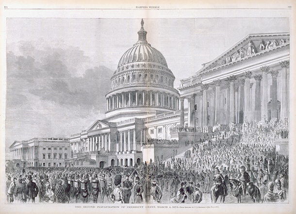 The Second Inauguration of President Grant, March 4, 1873.