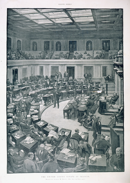 The United States Senate in Session.