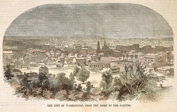 The City of Washington, from the Dome of the Capitol. (Acc. No. 38.00035.001b)
