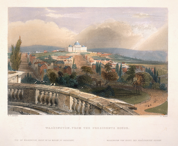 Washington, from the Presidents House. (Acc. No. 38.00047.001)