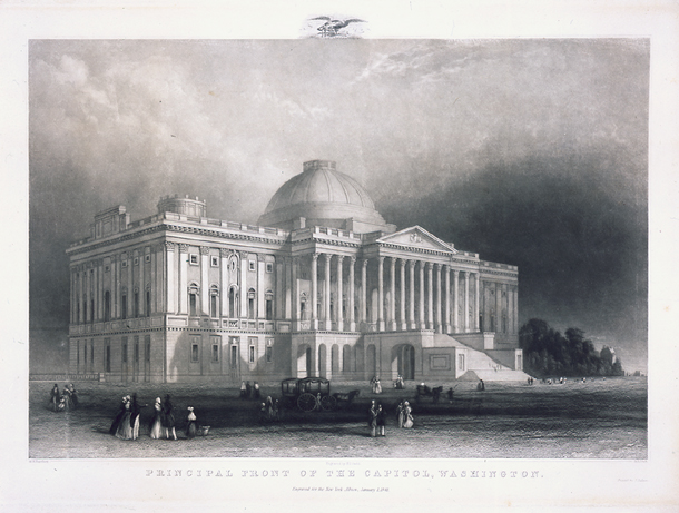 Principal Front of the Capitol, Washington. (Acc. No. 38.00050.001)