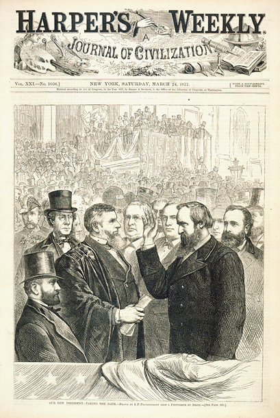 Our New President—Taking the Oath. (Acc. No. 38.00092.001)