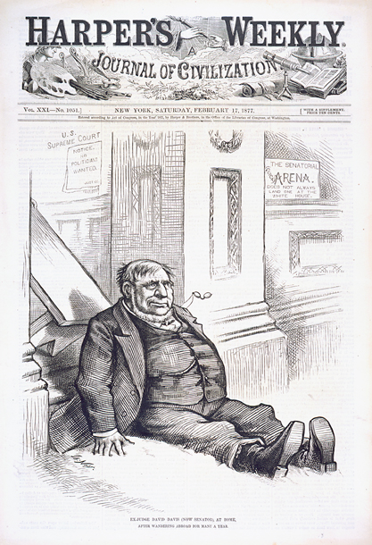Ex-Judge David Davis (Now Senator), at Home, after Wandering Abroad for Many a Year. (Acc. No. 38.00112.001)