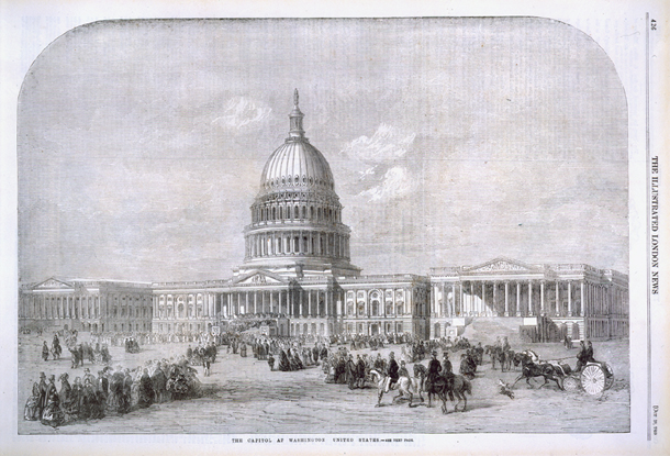 The Capitol at Washington United States.