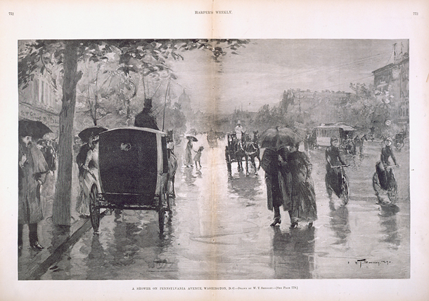 A Shower on Pennsylvania Avenue, Washington, D.C.