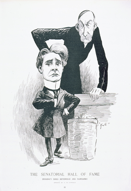 The Senatorial Hall of Fame / Indiana's Idols—Beveridge and Fairbanks (Acc. No. 38.00177.001)