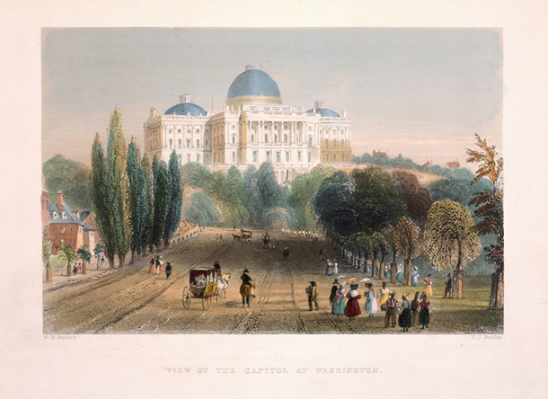 View of the Capitol at Washington. (Acc. No. 38.00210.002)