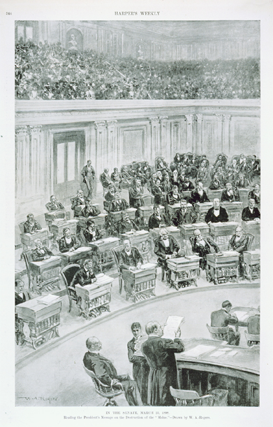 In the Senate, March 25, 1898. (Acc. No. 38.00212.001)