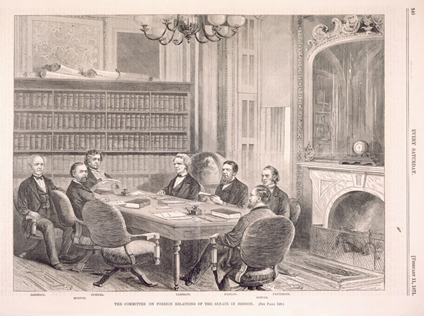 The Committee on Foreign Relations of the Senate in Session. (Acc. No. 38.00216.001)