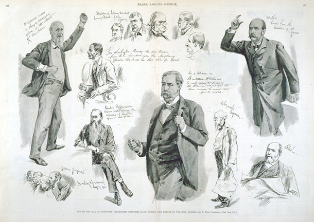 The Silver Bill in Congress—Character-Sketches Made during the Debate in the Two Houses.