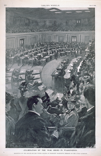 Culmination of the War Crisis in Washington. (Acc. No. 38.00234.001)