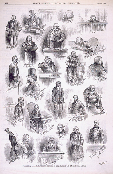 Washington, D.C.—Characteristic Sketches of Our Statesmen at the National—Capital (Acc. No. 38.00244.002)