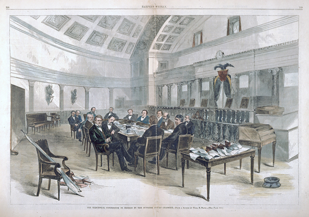 The Electoral Commission in Session in the Supreme Court Chamber. (Acc. No. 38.00271.002)