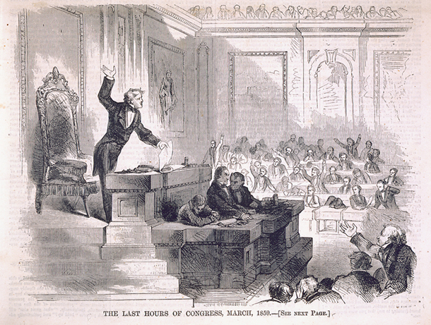 The Last Hours of Congress, March, 1859. (Acc. No. 38.00291.001)