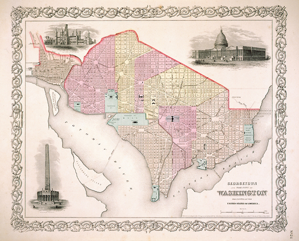 Georgetown and the City of Washington[,] the Capital of the United States of America. (Acc. No. 38.00295.001)