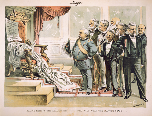 Blaine Resigns the Leadership.—Who Will Wear the Mantle Now? (Acc. No. 38.00296.001)