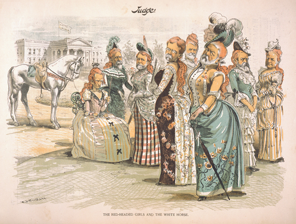 The Red-headed Girls and the White Horse. (Acc. No. 38.00298.001)