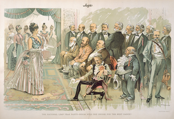 The National Leap Year Party—Whom Will She Choose for the Next Dance? (Acc. No. 38.00301.001)