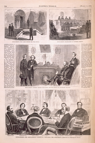 Impeachment—The Impeachment Committee Preparing the Indictment. (Acc. No. 38.00443.001)