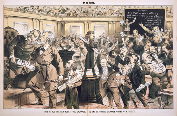 This Is Not the New York Stock Exchange, It Is the Patronage Exchange, Called U.S. Senate. (Acc. No. 38.00519.001)