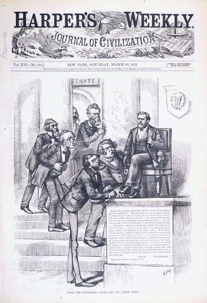 What the Senatorial Cabal Can Not "Blow Over." (Acc. No. 38.00531.001)