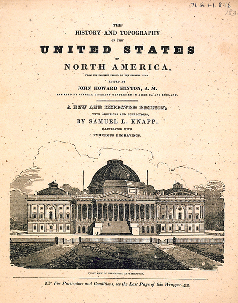 Front View of the Capitol at Washington.