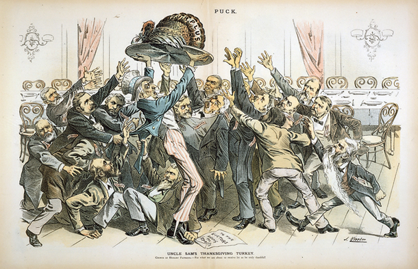 Uncle Sam's Thanksgiving Turkey. (Acc. No. 38.00580.001)