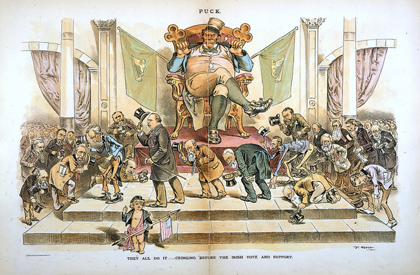 They All Do It—Cringing before the Irish Vote and Support. (Acc. No. 38.00581.001)